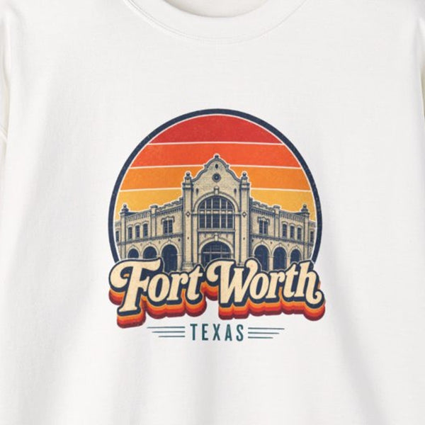 Fort Worth Retro Sunset Sweatshirt