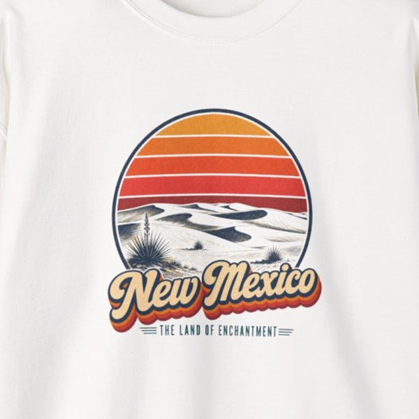 New Mexico White Sands Dunes Sweatshirt