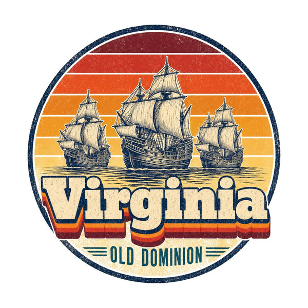 Virginia Jamestown Ships Tee