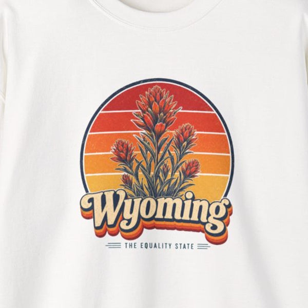 Wyoming Indian Paintbrush Sweatshirt