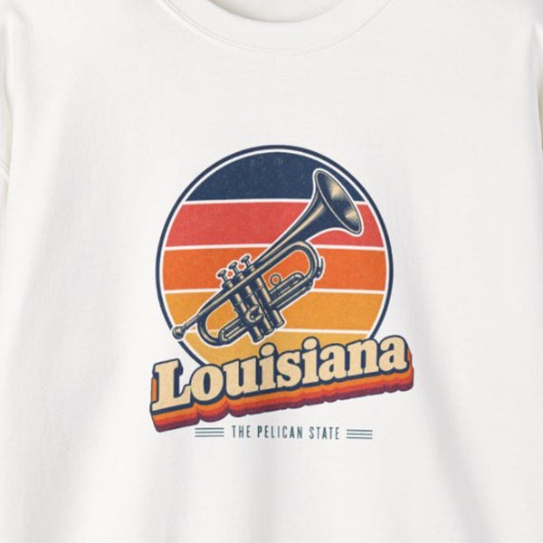 Louisiana Jazz Trumpet Sweatshirt