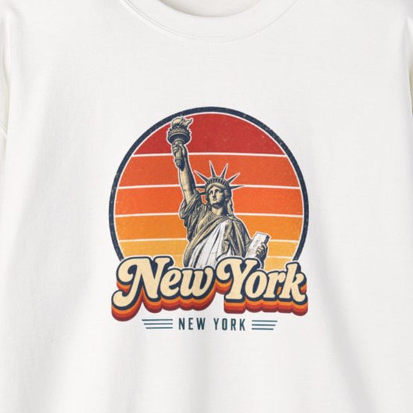 New York City Retro Sunset Sweatshirt