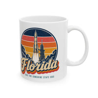 Florida Cape Canaveral Rocket Launch Mug