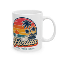 Florida Palm Trees And Beach Mug