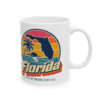 Florida Retro Sunset Mug