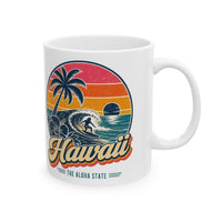 Hawaii Retro Sunset Mug