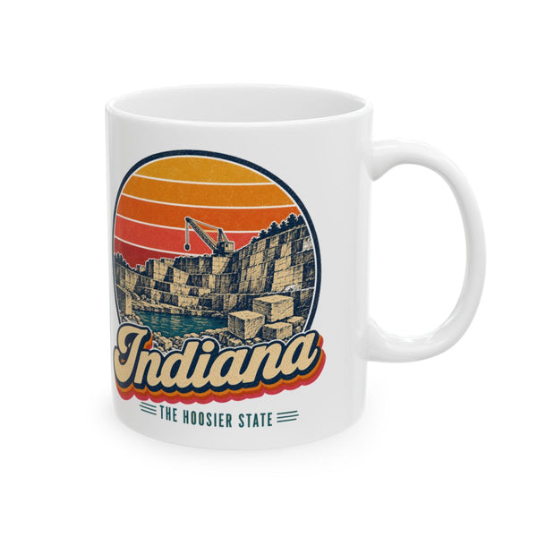 Indiana Limestone Quarry Mug