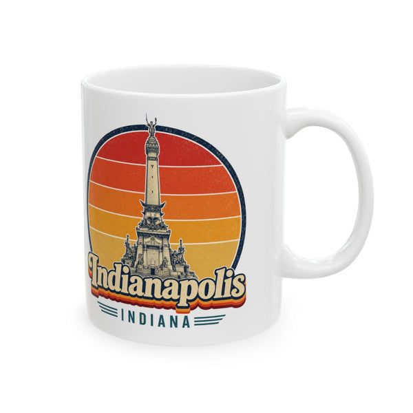 Indianapolis Retro Sunset Mug