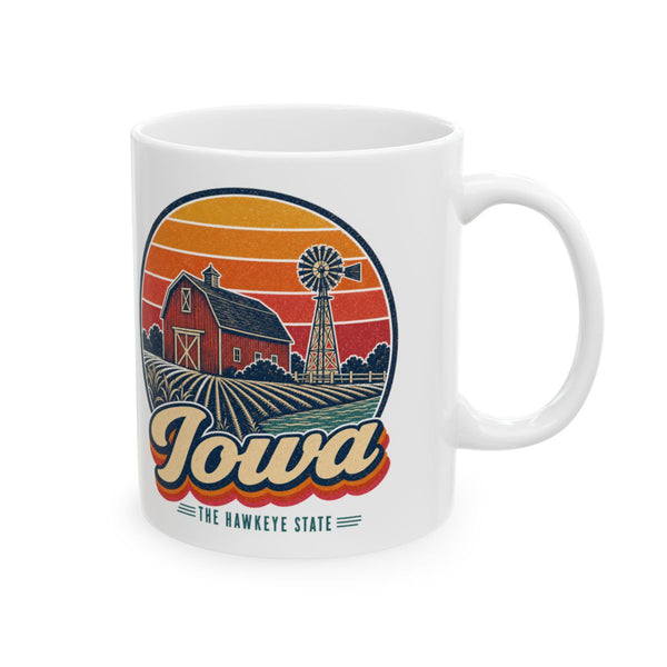 Iowa Red Barn And Windmill Mug