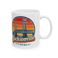 Jacksonville Retro Sunset Mug