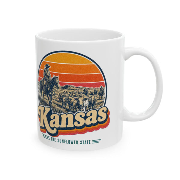 Kansas Dodge City Cattle Drive Mug