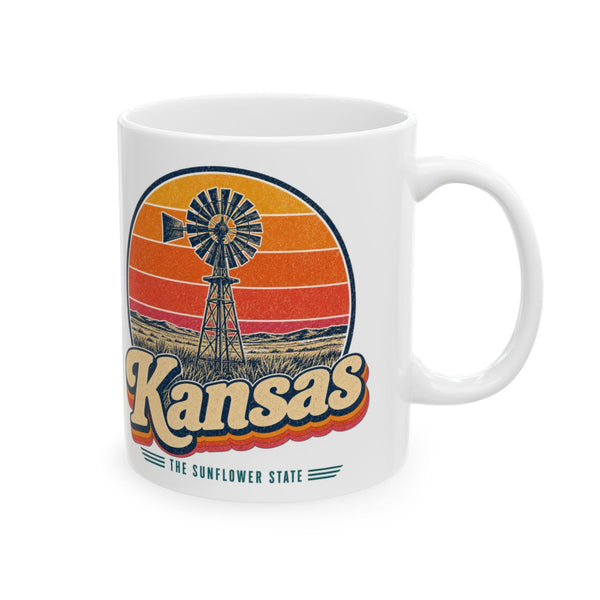 Kansas Prairie Windmill Mug