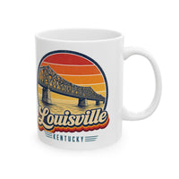 Louisville Retro Sunset Mug