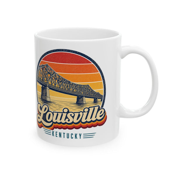 Louisville Retro Sunset Mug