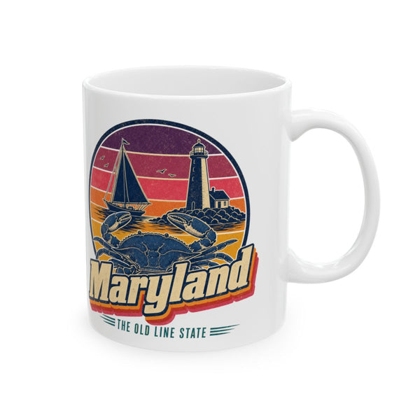 Maryland Retro Sunset Mug