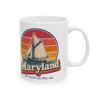 Maryland Skipjack Sailboat Mug