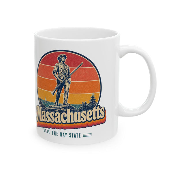Massachusetts Minuteman Statue Mug