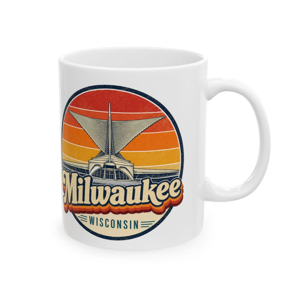 Milwaukee Retro Sunset Mug