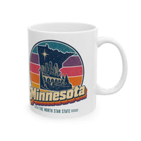 Minnesota Retro Sunset Mug