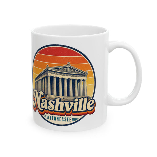 Nashville Retro Sunset Mug