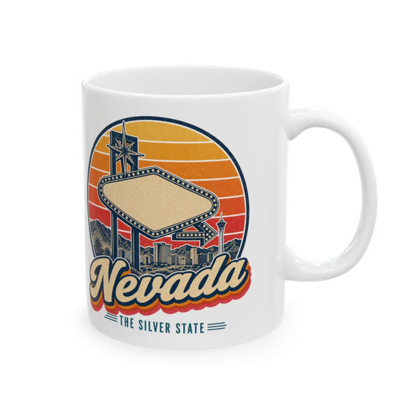 Nevada Vegas Style Neon Sign Mug