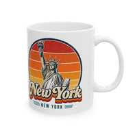 New York City Retro Sunset Mug