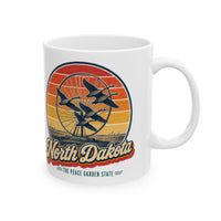 North Dakota Enchanted Highway Geese In Flight Mug