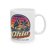 Ohio Retro Sunset Mug