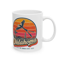 Oklahoma Retro Sunset Mug