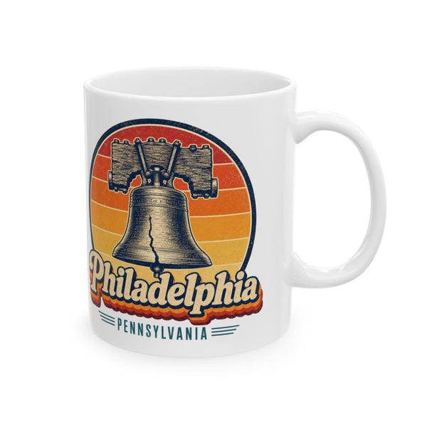 Philadelphia Retro Sunset Mug