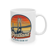 Portland Retro Sunset Mug