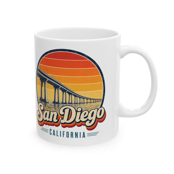 San Diego Retro Sunset Mug