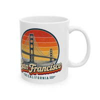 San Francisco Retro Sunset Mug