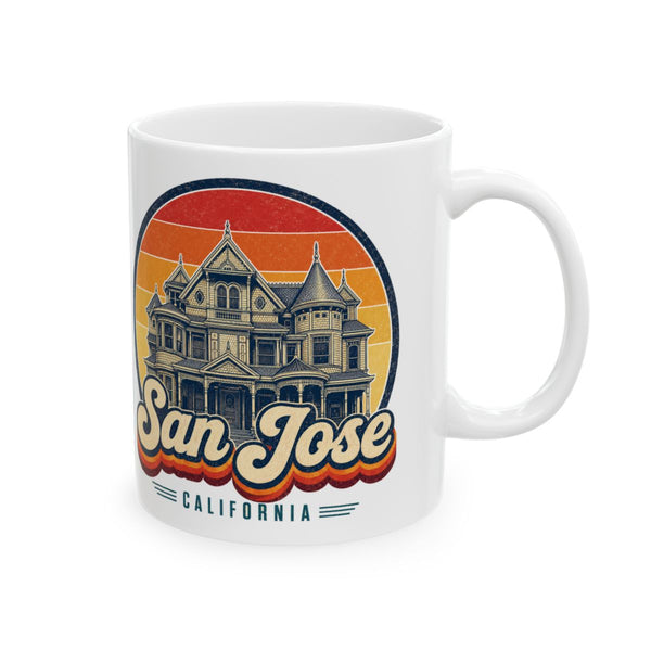San Jose Retro Sunset Mug
