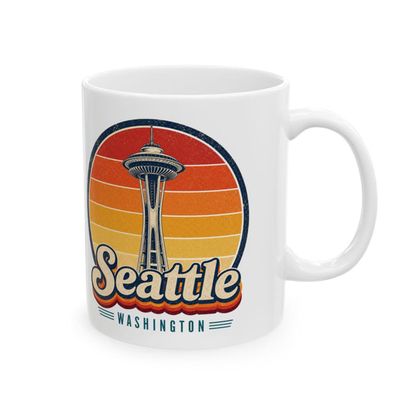 Seattle Retro Sunset Mug