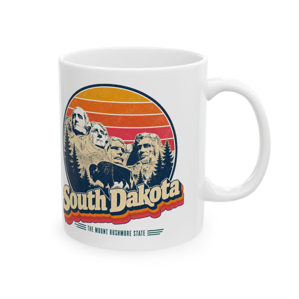 South Dakota Retro Sunset Mug
