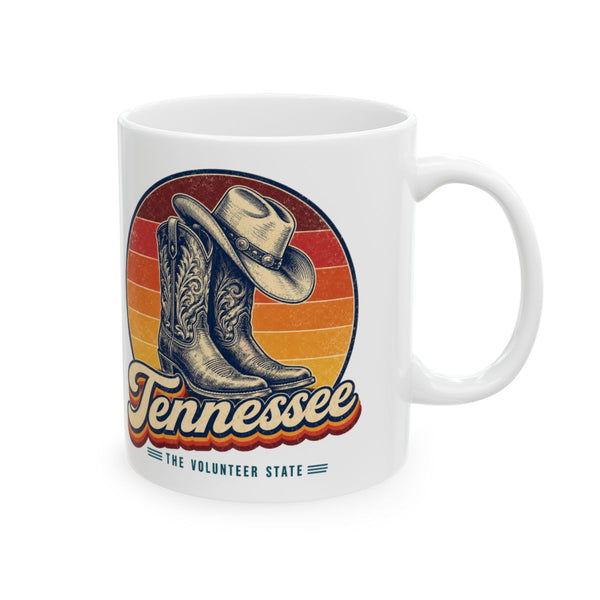 Tennessee Cowboy Boots Hat Mug