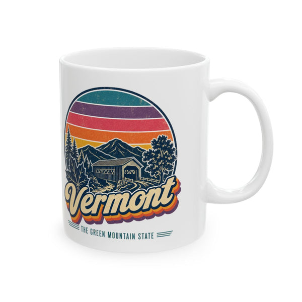 Vermont Retro Sunset Mug