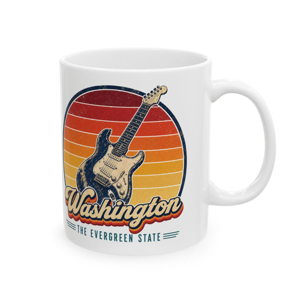 Washington Grunge Guitar Mug