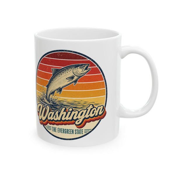 Washington Leaping Salmon Mug