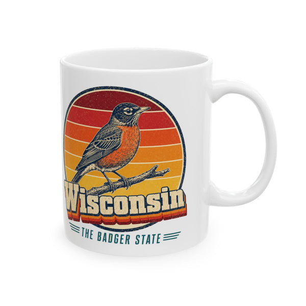 Wisconsin American Robin Mug