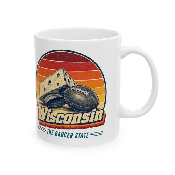Wisconsin Cheesehead Football Mug