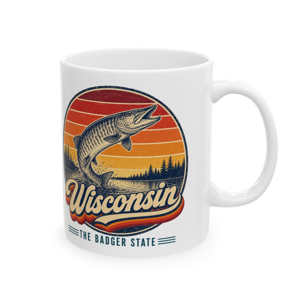 Wisconsin Northwoods Lake Muskie Mug