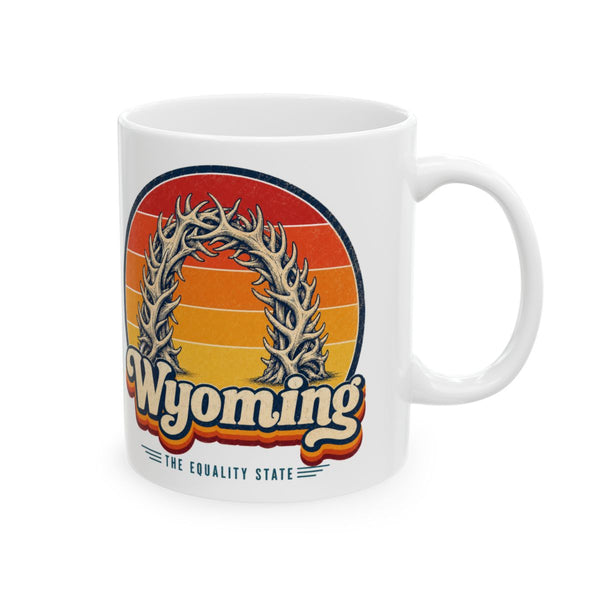 Wyoming Elk Antler Arch Mug